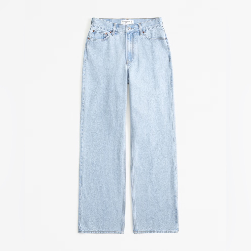 NWT Abercrombie & Fitch High Rise Loose Jean